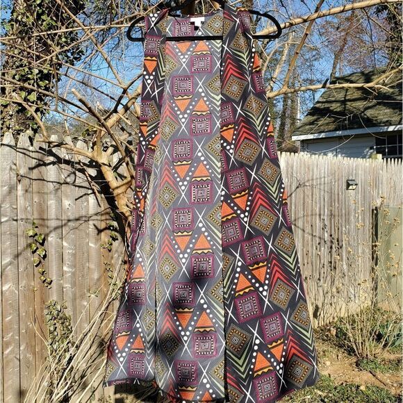 LuLaRoe Joy long Vest - Picture 1 of 9